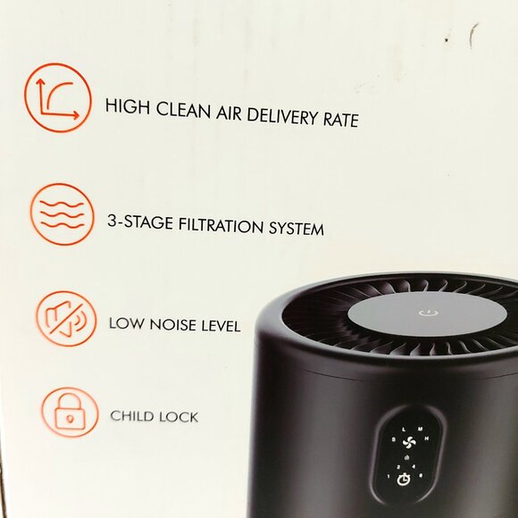 KOIOS Air Purifier For Home Large Bedroom Black - Picture 5 of 12